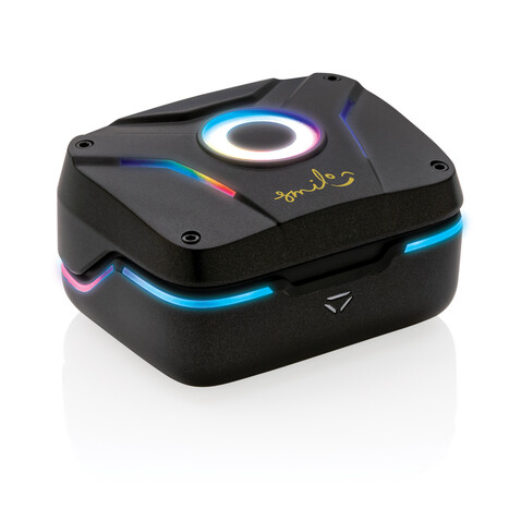 TWS Gaming Ohrhörer mit ENC schwarz bedrucken, Art.-Nr. P329.201 TWS Gaming Ohrhörer mit ENC schwarz bedrucken, Art.-Nr. P329.201