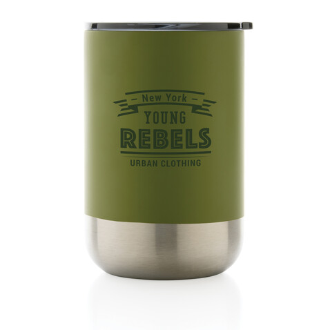 RCS recycelter Stainless Steel Becher grün bedrucken, Art.-Nr. P433.067 RCS recycelter Stainless Steel Becher grün bedrucken, Art.-Nr. P433.067