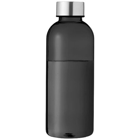 Spring 600 ml Trinkflasche, transparent schwarz bedrucken, Art.-Nr. 10028900