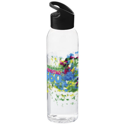 Sky 650 ml Tritan™ Colour-Pop Sportflasche, schwarz, transparent bedrucken, Art.-Nr. 10050800