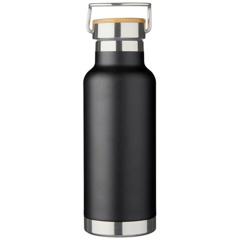Thor 480 ml Kupfer-Vakuum Isolierflasche, schwarz bedrucken, Art.-Nr. 10059400