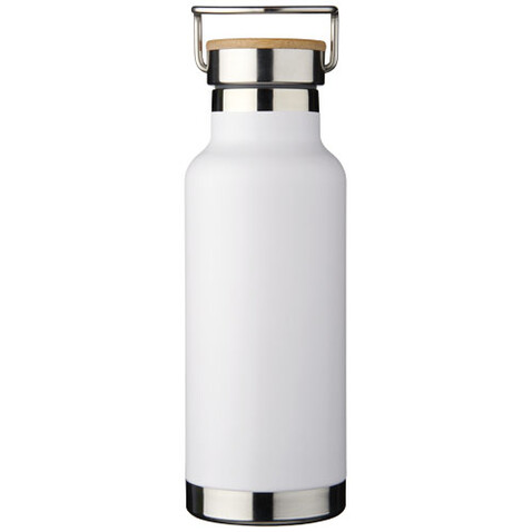 Thor 480 ml Kupfer-Vakuum Isolierflasche, weiss bedrucken, Art.-Nr. 10059402 Thor 480 ml Kupfer-Vakuum Isolierflasche, weiss bedrucken, Art.-Nr. 10059402