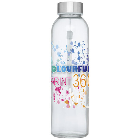 Bodhi 500 ml Glas-Sportflasche, weiss bedrucken, Art.-Nr. 10065601 Bodhi 500 ml Glas-Sportflasche, weiss bedrucken, Art.-Nr. 10065601
