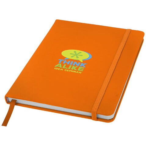 Spectrum A5 Hard Cover Notizbuch, orange bedrucken, Art.-Nr. 10690405 Spectrum A5 Hard Cover Notizbuch, orange bedrucken, Art.-Nr. 10690405