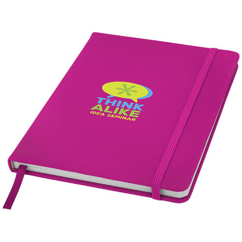 Spectrum A5 Hard Cover Notizbuch, magenta bedrucken, Art.-Nr. 10690408 Spectrum A5 Hard Cover Notizbuch, magenta bedrucken, Art.-Nr. 10690408
