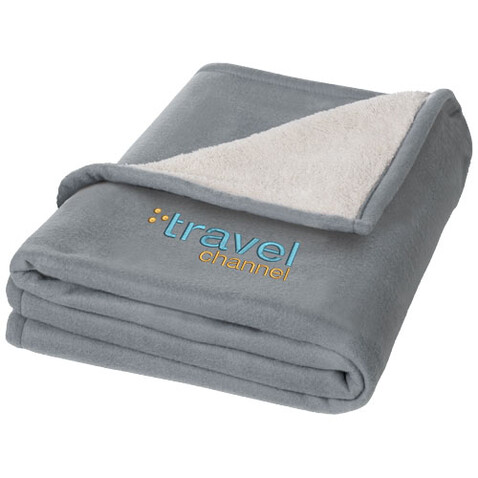 Springwood Decke aus weichem Fleece und Sherpa-Plaid, grau, offwhite bedrucken, Art.-Nr. 11280900 Springwood Decke aus weichem Fleece und Sherpa-Plaid, grau, offwhite bedrucken, Art.-Nr. 11280900