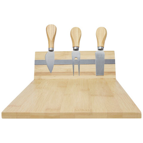 Mancheg Bambus Käseplatte mit Besteck magnetisch, natural bedrucken, Art.-Nr. 11330206 Mancheg Bambus Käseplatte mit Besteck magnetisch, natural bedrucken, Art.-Nr. 11330206
