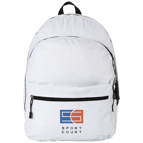 Trend Rucksack 17L, weiss bedrucken, Art.-Nr. 11938600
