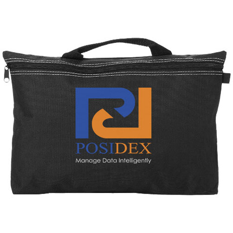 Orlando Konferenztasche 3L, schwarz bedrucken, Art.-Nr. 11943400