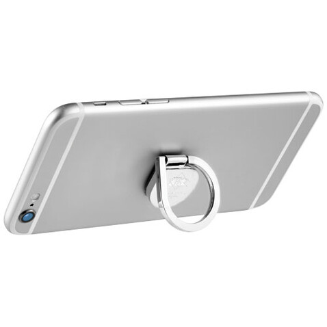 Cell Aluminium Ring Telefonhalterung, silber bedrucken, Art.-Nr. 12394500 Cell Aluminium Ring Telefonhalterung, silber bedrucken, Art.-Nr. 12394500
