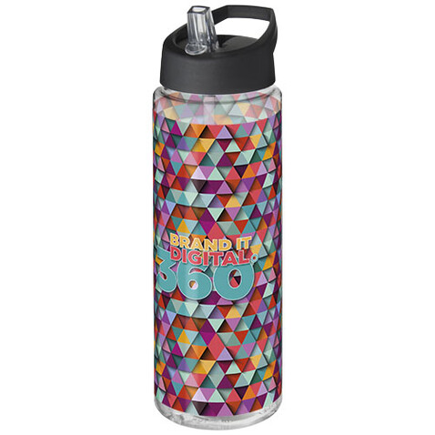 H2O Active® Vibe 850 ml Sportflasche mit Ausgussdeckel, transparent, schwarz bedrucken, Art.-Nr. 21009600 H2O Active® Vibe 850 ml Sportflasche mit Ausgussdeckel, transparent, schwarz bedrucken, Art.-Nr. 21009600