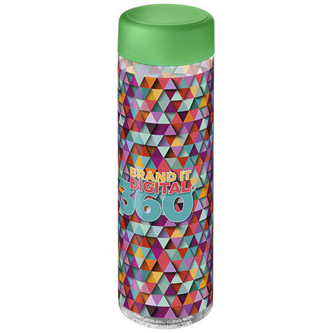 H2O Active® Vibe 850 ml Sportflasche mit Drehdeckel, transparent, grün bedrucken, Art.-Nr. 21043006 H2O Active® Vibe 850 ml Sportflasche mit Drehdeckel, transparent, grün bedrucken, Art.-Nr. 21043006