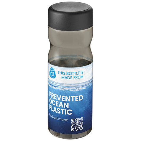 H2O Active® Eco Base 650 ml Sportflasche mit Drehdeckel, kohle, schwarz bedrucken, Art.-Nr. 21043500 H2O Active® Eco Base 650 ml Sportflasche mit Drehdeckel, kohle, schwarz bedrucken, Art.-Nr. 21043500