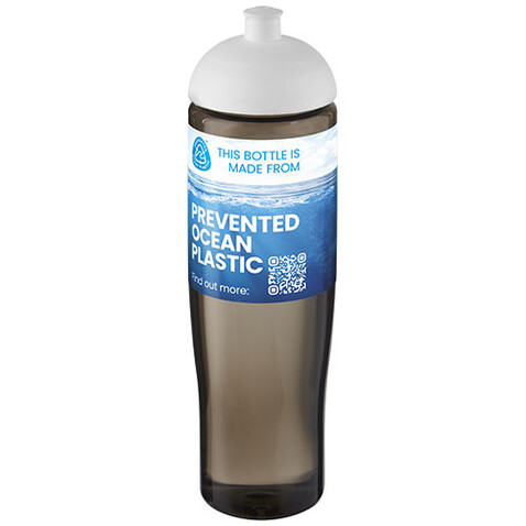 H2O Active® Eco Tempo 700 ml Sportflasche mit Stülpdeckel, weiss, kohle bedrucken, Art.-Nr. 21045101 H2O Active® Eco Tempo 700 ml Sportflasche mit Stülpdeckel, weiss, kohle bedrucken, Art.-Nr. 21045101