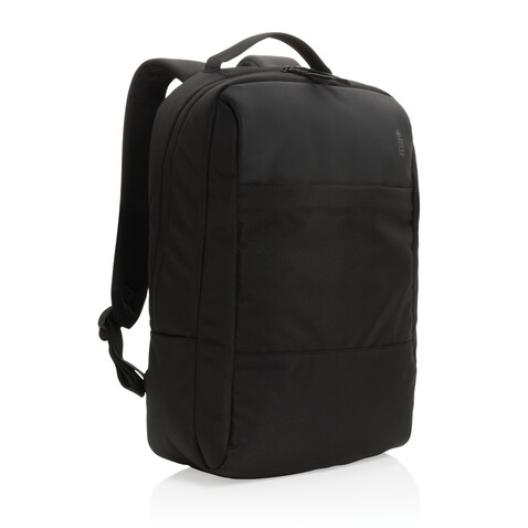 Swiss Peak AWARE™ RPET 15,6" Day-Pack schwarz bedrucken, Art.-Nr. P762.741