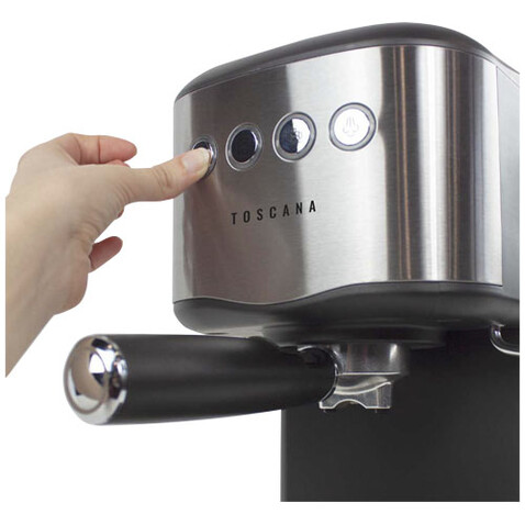 Prixton Toscana Espressomaschine, schwarz bedrucken, Art.-Nr. 1PA11390 Prixton Toscana Espressomaschine, schwarz bedrucken, Art.-Nr. 1PA11390