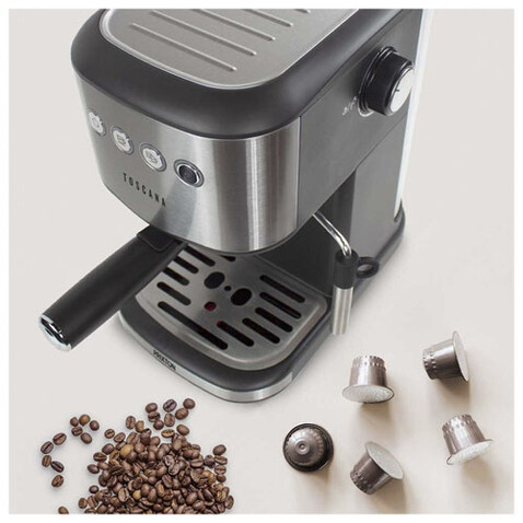 Prixton Toscana Espressomaschine, schwarz bedrucken, Art.-Nr. 1PA11390 Prixton Toscana Espressomaschine, schwarz bedrucken, Art.-Nr. 1PA11390