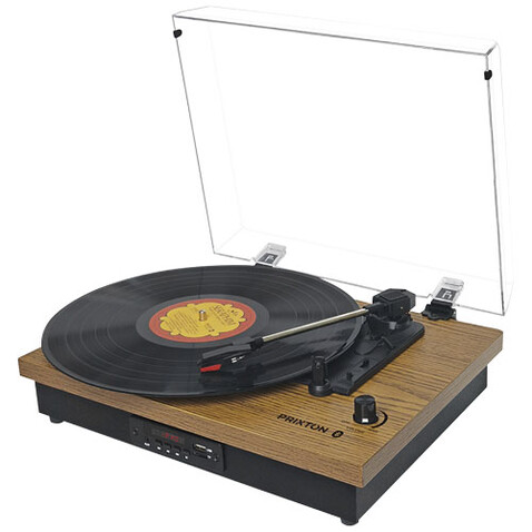 Prixton Studio Vinyl-Plattenspieler, holz bedrucken, Art.-Nr. 1PA11471 Prixton Studio Vinyl-Plattenspieler, holz bedrucken, Art.-Nr. 1PA11471