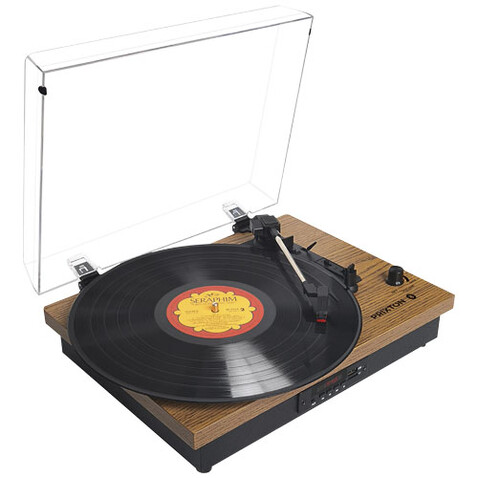 Prixton Studio Vinyl-Plattenspieler, holz bedrucken, Art.-Nr. 1PA11471 Prixton Studio Vinyl-Plattenspieler, holz bedrucken, Art.-Nr. 1PA11471