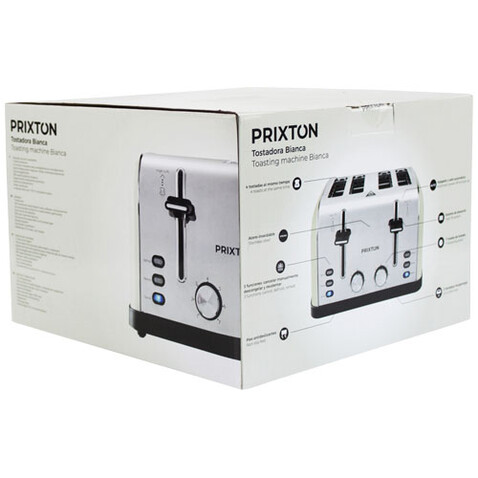 Prixton Bianca Toaster, weiss bedrucken, Art.-Nr. 1PA14701
