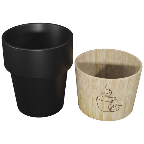 SCX.design D06 4-teiliges magnetisches Keramik-Kaffeebecher-Set, schwarz bedrucken, Art.-Nr. 1PX08790 SCX.design D06 4-teiliges magnetisches Keramik-Kaffeebecher-Set, schwarz bedrucken, Art.-Nr. 1PX08790