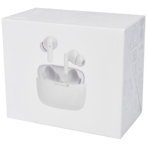 Essos 2.0 True Wireless Auto-Pair-Ohrhörer mit Etui, weiss bedrucken, Art.-Nr. 12429001