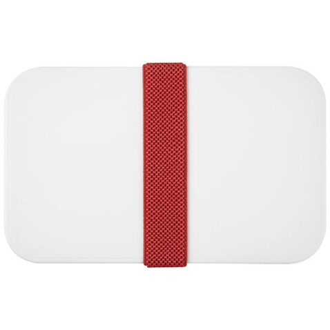 MIYO Doppel-Lunchbox, weiss, weiss, rot bedrucken, Art.-Nr. 21047008 MIYO Doppel-Lunchbox, weiss, weiss, rot bedrucken, Art.-Nr. 21047008