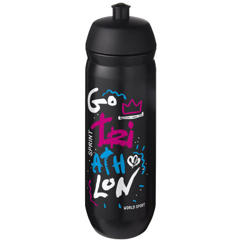 HydroFlex™ 750 ml Squeezy Sportflasche, schwarz bedrucken, Art.-Nr. 22030190 HydroFlex™ 750 ml Squeezy Sportflasche, schwarz bedrucken, Art.-Nr. 22030190
