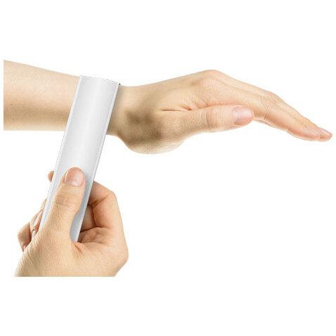 RFX™ 34 cm reflektierendes TPU Schnapparmband, weiss bedrucken, Art.-Nr. 1PR06101 RFX™ 34 cm reflektierendes TPU Schnapparmband, weiss bedrucken, Art.-Nr. 1PR06101