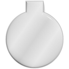RFX™ M-10 Runder, reflektierender TPU-Magnet, groß, weiss bedrucken, Art.-Nr. 1PR07001