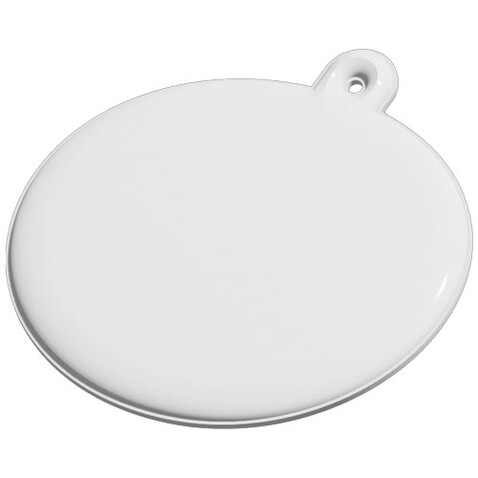 RFX™ H-09 ovaler reflektierender PVC-Anhänger, weiss bedrucken, Art.-Nr. 1PR08601 RFX™ H-09 ovaler reflektierender PVC-Anhänger, weiss bedrucken, Art.-Nr. 1PR08601