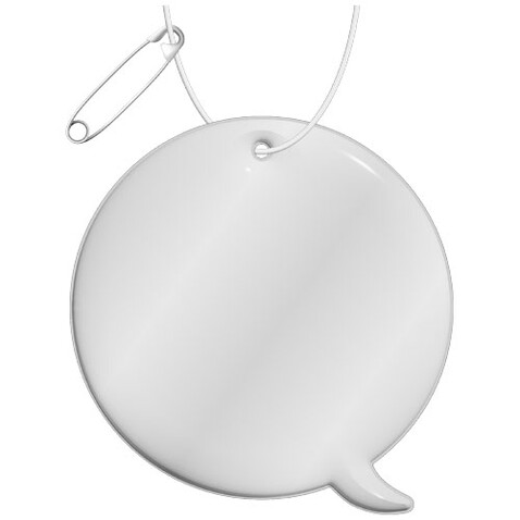 RFX™ H-09 Reflektierender Callout-PVC-Anhänger, weiss bedrucken, Art.-Nr. 1PR08801 RFX™ H-09 Reflektierender Callout-PVC-Anhänger, weiss bedrucken, Art.-Nr. 1PR08801