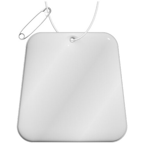 RFX™ H-09 Trapezförmiger reflektierender PVC-Anhänger, weiss bedrucken, Art.-Nr. 1PR09201 RFX™ H-09 Trapezförmiger reflektierender PVC-Anhänger, weiss bedrucken, Art.-Nr. 1PR09201