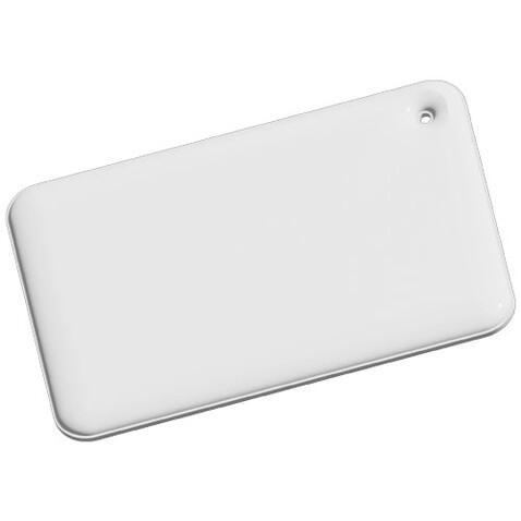 RFX™ H-10 Rechteckiger, reflektierender TPU-Anhänger, klein, weiss bedrucken, Art.-Nr. 1PR09501 RFX™ H-10 Rechteckiger, reflektierender TPU-Anhänger, klein, weiss bedrucken, Art.-Nr. 1PR09501