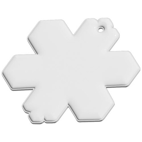 RFX™ H-10 Reflektierender TPU-Anhänger Schneeflocke, weiss bedrucken, Art.-Nr. 1PR09901 RFX™ H-10 Reflektierender TPU-Anhänger Schneeflocke, weiss bedrucken, Art.-Nr. 1PR09901
