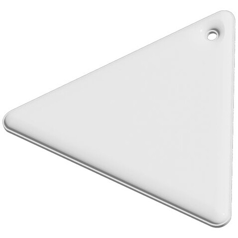 RFX™ H-12 Dreieckiger reflektierender PVC-Anhänger, weiss bedrucken, Art.-Nr. 1PR10001 RFX™ H-12 Dreieckiger reflektierender PVC-Anhänger, weiss bedrucken, Art.-Nr. 1PR10001