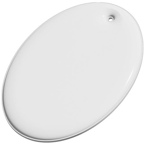 RFX™ H-12 ovaler reflektierender PVC-Anhänger, weiss bedrucken, Art.-Nr. 1PR10201 RFX™ H-12 ovaler reflektierender PVC-Anhänger, weiss bedrucken, Art.-Nr. 1PR10201