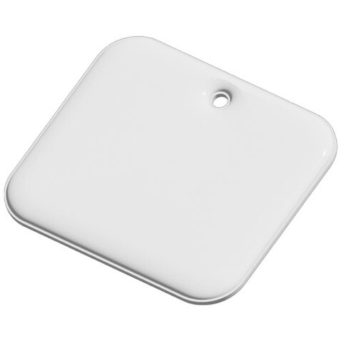 RFX™ H-20 rechteckiger reflektierender PVC-Anhänger XL, weiss bedrucken, Art.-Nr. 1PR12201