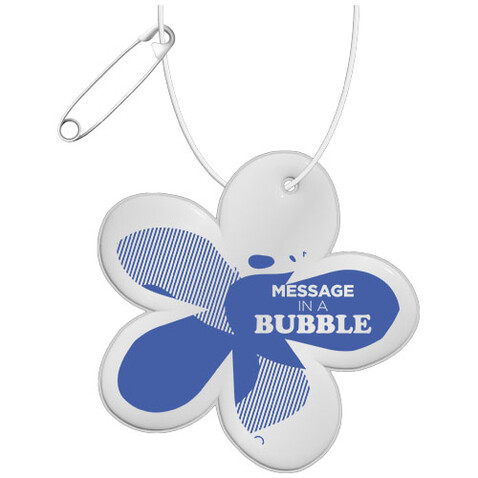 RFX™ H-13 reflektierender TPU-Anhänger Blume, weiss bedrucken, Art.-Nr. 1PR11901 RFX™ H-13 reflektierender TPU-Anhänger Blume, weiss bedrucken, Art.-Nr. 1PR11901