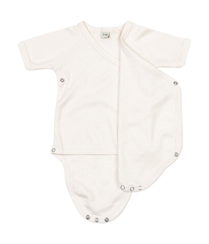 BabyBugz Baby Kimono Bodysuit, White, 0-3 bedrucken, Art.-Nr. 023470001 BabyBugz Baby Kimono Bodysuit, White, 0-3 bedrucken, Art.-Nr. 023470001