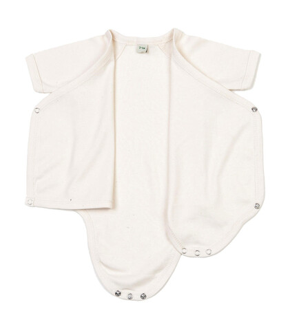 BabyBugz Baby Kimono Bodysuit, White, 0-3 bedrucken, Art.-Nr. 023470001 BabyBugz Baby Kimono Bodysuit, White, 0-3 bedrucken, Art.-Nr. 023470001
