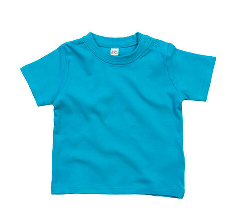 BabyBugz Baby T-Shirt, Surf Blue Organic, 6-12 bedrucken, Art.-Nr. 047473313