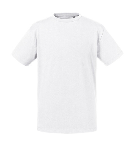 Russell Europe Kids` Pure Organic Tee, White, S (104/3-4) bedrucken, Art.-Nr. 121000003 Russell Europe Kids` Pure Organic Tee, White, S (104/3-4) bedrucken, Art.-Nr. 121000003