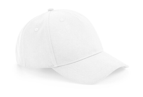 Beechfield Organic Cotton 5 Panel, White, One Size bedrucken, Art.-Nr. 122690000 Beechfield Organic Cotton 5 Panel, White, One Size bedrucken, Art.-Nr. 122690000
