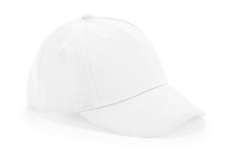 Beechfield Junior Organic Cotton 5 Panel Cap, White, One Size bedrucken, Art.-Nr. 123690000 Beechfield Junior Organic Cotton 5 Panel Cap, White, One Size bedrucken, Art.-Nr. 123690000