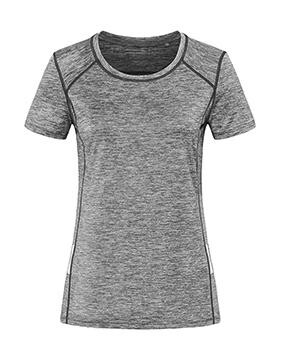 Stedman Recycled Sports-T Reflect Women, Grey Heather, S bedrucken, Art.-Nr. 177051233
