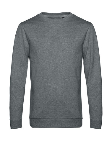 B &amp; C #Set In French Terry, Heather Mid Grey, XS bedrucken, Art.-Nr. 224421210