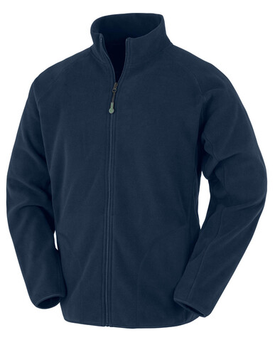 Result Recycled Microfleece Jacket, Navy, S bedrucken, Art.-Nr. 284332003