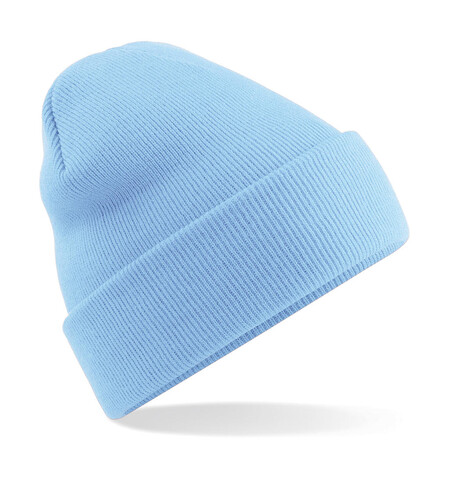 Beechfield Original Cuffed Beanie, Sky Blue, One Size bedrucken, Art.-Nr. 308693200 Beechfield Original Cuffed Beanie, Sky Blue, One Size bedrucken, Art.-Nr. 308693200