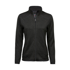 Tee Jays Ladies` Outdoor Fleece Jacket, Black, S bedrucken, Art.-Nr. 811541013